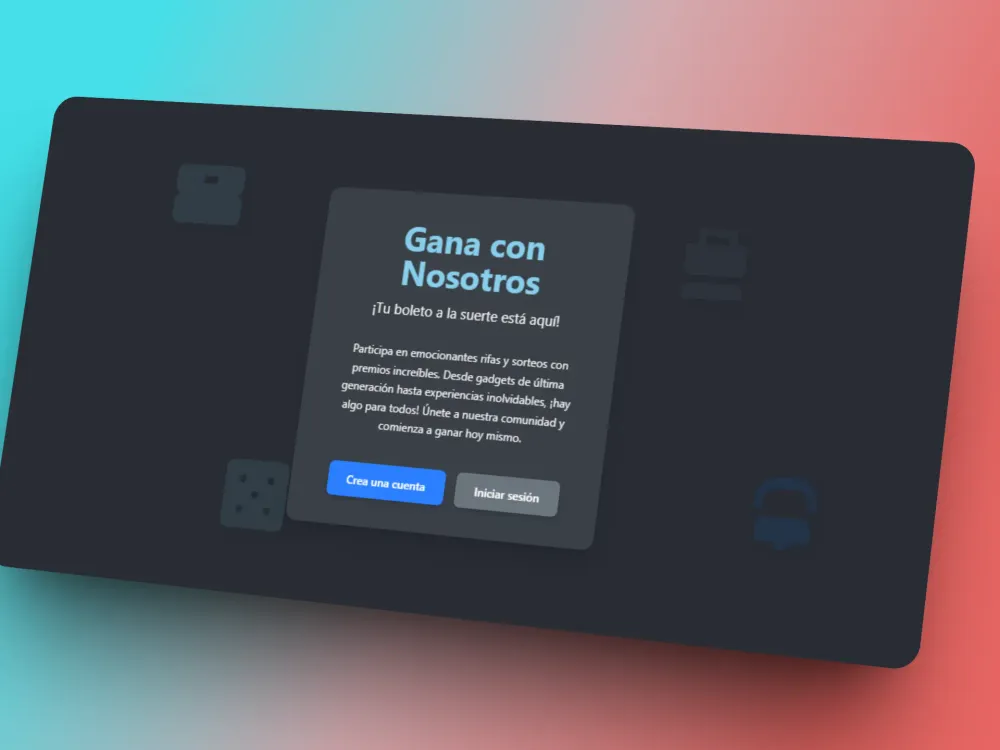 Screen Shot de la app ticket store.